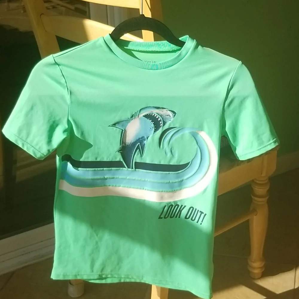 GAP mint green rash guard large 10